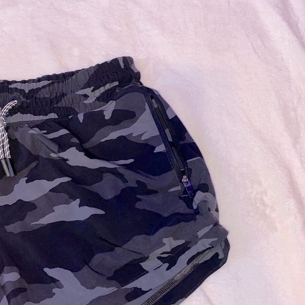 athleta girl camo shorts